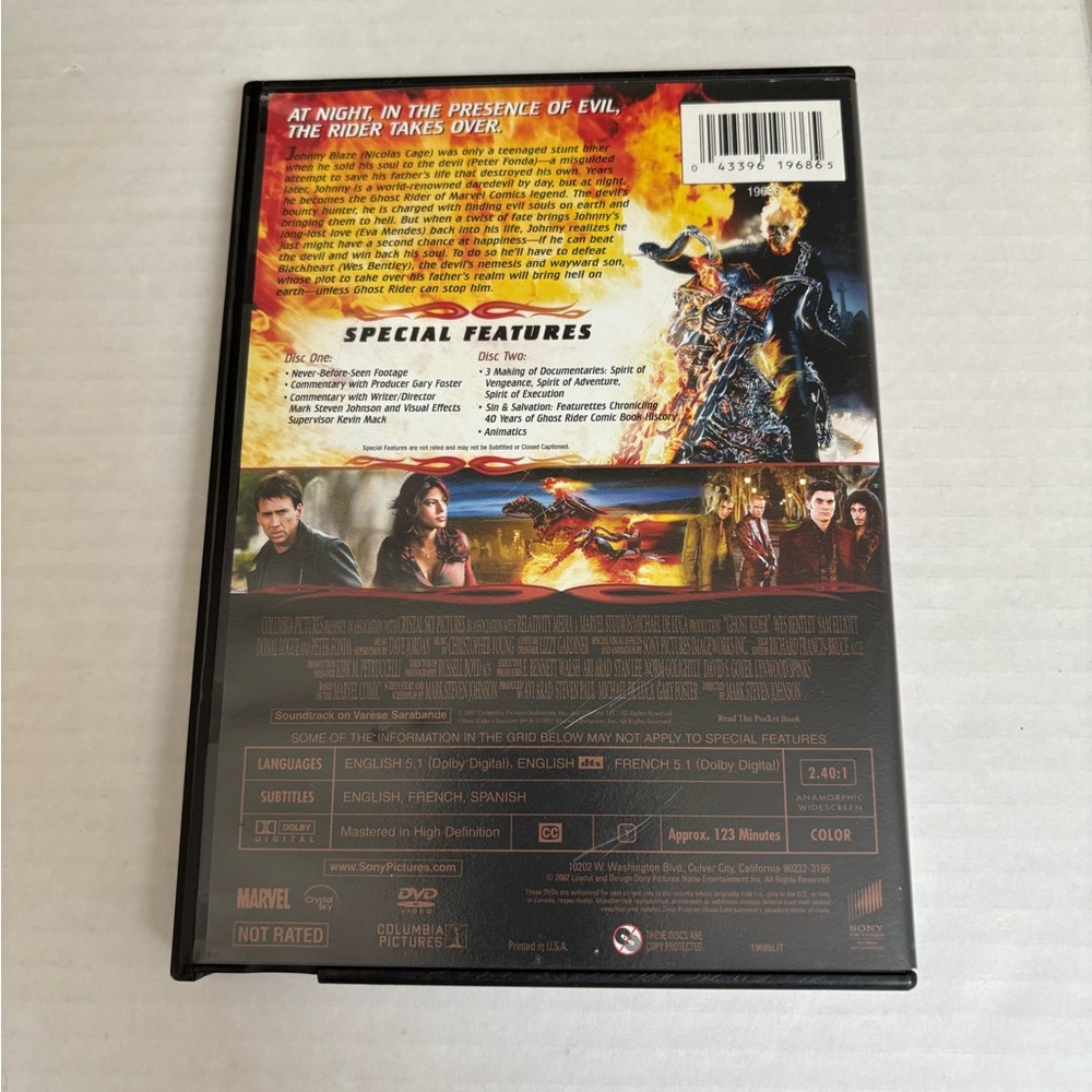 Ghost Rider DVD - 2 Disc Extended Cut - Picture 2 of 3